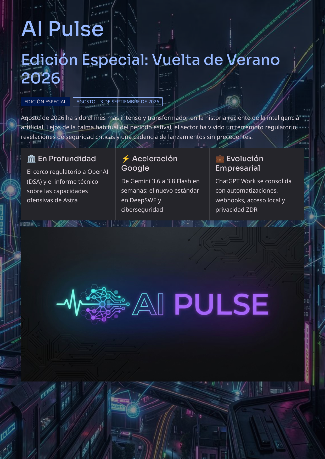 AI Pulse – Edición 23 de Octubre de 2026